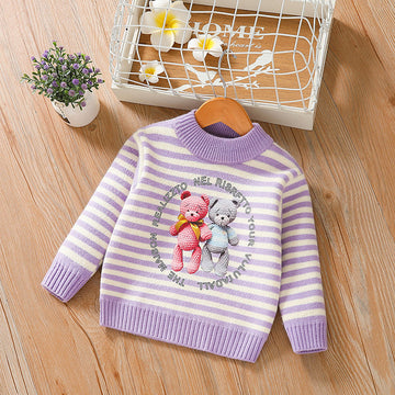 Plush Padded Knit Sweater