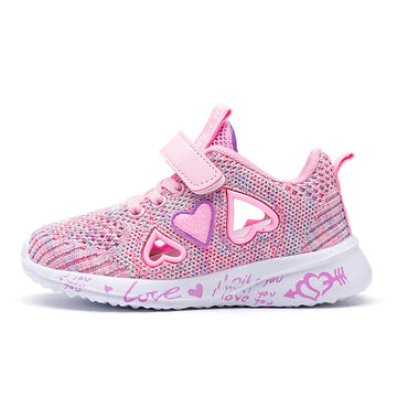 Girls Casual Light Mesh Sneakers