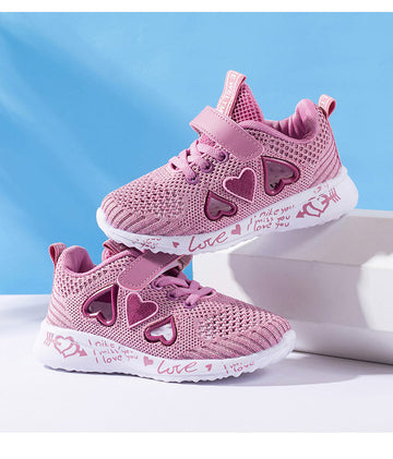 Girls Casual Light Mesh Sneakers