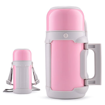 Stainless Steel Sporty Water Bottle Thermal Insulation with Large Capacity