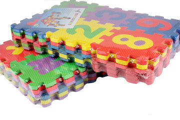 Alphabets and Numbers Puzzle Mat