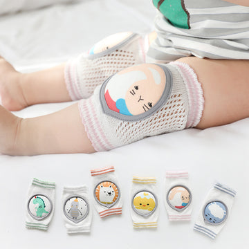 Baby Breathable Cotton Crawling Knee Pads