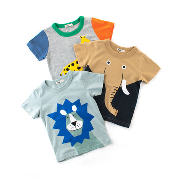 Short Sleeve Animal Design T-shirts