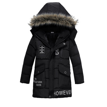 Fur Collar Padded Warm Cotton Jacket