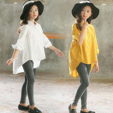 Cotton Loose Fashionable Tops Korean Style