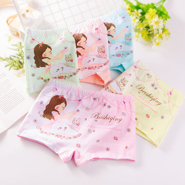 Cotton Cute Print All-Match Panties Set